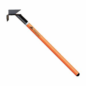 LEATHERHEAD TOOLS PLO-10DH-B Pike Pole, Hollow Pole, Rubber Bumper, Drywall Hook, 120 Inch Length, Orange | AG2AGF 31AZ50