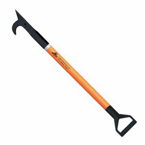 LEATHERHEAD TOOLS PLO-3AH-D Pike Pole, Hollow Pole, D-Handle, American Hook, 36 Inch Length, Orange | AE4BCN 5HYD5