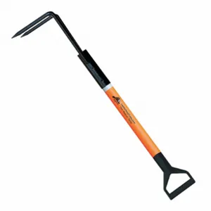 LEATHERHEAD TOOLS PLO-3RH-D Pike Pole, Hollow Pole, D-Handle, Rubbish Hook, 36 Inch Length, Orange | AE4BCQ 5HYD7