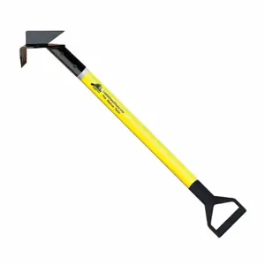 LEATHERHEAD TOOLS PLY-8DH-D Pike Pole, Hollow Pole, D-Handle, Drywall Hook, 96 Inch Length, Yellow | CD4CLY