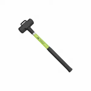 LEATHERHEAD TOOLS SLL-6-24HM Sledge Hammer, 6 Lbs., 24 Inch Length, Black Grip, Fiberglass Handle, Lime | CD4CFH