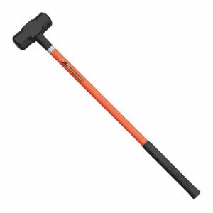 LEATHERHEAD TOOLS SLO-10-36 Sledge Hammer, 10 Lbs., 36 Inch Length, Black Grip, Fiberglass Handle, Orange | AG2AQJ 31AZ74