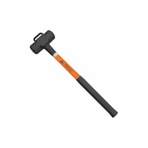 LEATHERHEAD TOOLS SLO-6-24HM Sledge Hammer, 6 Lbs., 24 Inch Length, Black Grip, Fiberglass Handle, Orange | CD4CFG