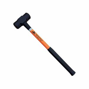 LEATHERHEAD TOOLS SLO-8-36 Sledge Hammer, 8 Lbs., 36 Inch Length, Black Grip, Fiberglass Handle, Orange | AF2VXJ 6YFP5