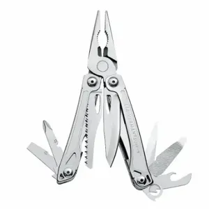 LEATHERMAN 831428 Multi-Tool, Multi-Tool Plier, 14 Tools, 14 Functions, 3 3/4 Inch Closed Length | CT7JBA 19T220