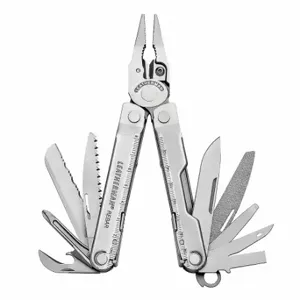 LEATHERMAN 831547 Multi-Tool, Multi-Tool Plier, 17 Tools, 17 Functions, 4 Inch Closed Length | CT7JBD 19T219