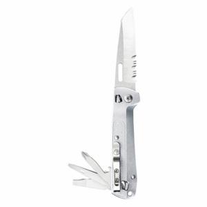 LEATHERMAN 832653 Folding Knife, 8 Tools, 4 1/2 Inch Closed Length, 7 3/4 Inch Open Length, Stainless Steel | CT7JAG 54ZY66