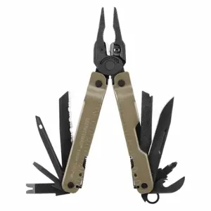 LEATHERMAN 832761 Multi-Tool Plier, Multi-Tool Plier, 19 Tools, 4 1/2 Inch Closed Length, 7 Inch Open Length | CT7JAX 60GX83