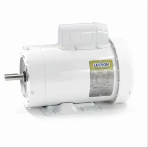 LEESON 113300.00 Washdown Motor, Capacitor-Start, 1 1/2 HP, 1, 725 Nameplate RPM, 115/208-230VAC, 56HC | CR8PUE 48ZF46