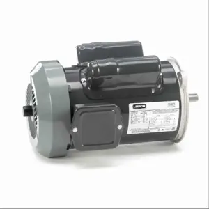 LEESON 117884.00 Auger Duty Motor, 1/2, 1, 800 Nameplate RPM, 115/230VAC, 56YZ, Manual, Keyed | CR8PPK 60WD51