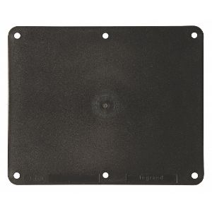 LEGRAND 3265BK Outlet Box Plate, 4-17/64 Inch Height, 5-1/4 Inch Width, Number of Gangs 2 | CD3XQR 52YN94