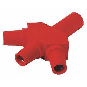 LEGRAND PS3FR 3R Taper Nose Triple Connector, Red | CD2LMC 52YN88