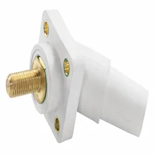 LEGRAND PS45FRSBW Taper Nose Angled Receptacle, Female, White | CD3RCZ 52YN92