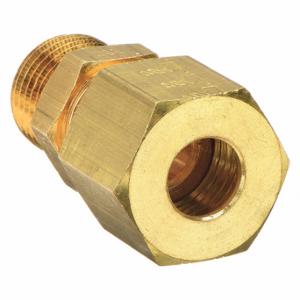 LEGRIS 0105 06 13 Male Straight, Brass, Compression x MBSPT, 1/4 Inch Size Pipe Size, 6 mm Tube OD, 10 PK | CR8RQJ 46M658