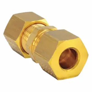 LEGRIS 0106 10 00 Equal Straight Union, Brass, Compression X Compression 10 PK | CP2DNT 46M686