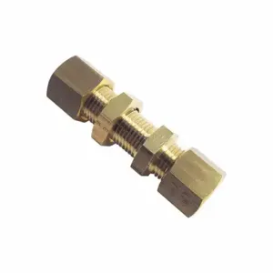 LEGRIS 0116 18 00 Brass Metric Compression Fitting, Brass, Compression x Compression | CR8QBG 791PG8