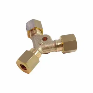 LEGRIS 0142 04 00 Brass Metric Compression Fitting, Brass, Compression x Compression x Compression | CR8QBZ 791PD7