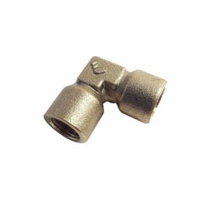 LEGRIS 0143 21 21 90 Deg. Elbow, Brass, 1/2 X 1/2 Inch Fitting Pipe Size, 1 3/8 Inch Overall Length | CR8QEC 60XJ08