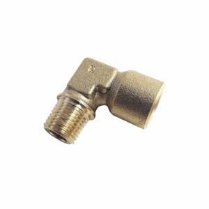 LEGRIS 0144 13 13 90 Deg. Elbow, Brass, 1/4 Inch X 1/4 Inch Fitting Pipe Size, 1 Inch Overall Length | CR8QEF 60XJ11