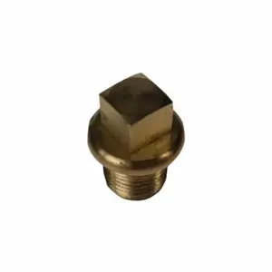 LEGRIS 0209 21 00 Square Head Plug, Brass, 1/2 Inch Fitting Pipe Size, Male Bspt, 13/16 Inch Overall Length | CR8TEM 60XK18