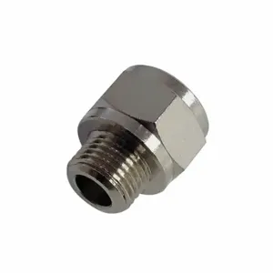 LEGRIS 0906 13 17 Male Adapter, Nickel-Plated Brass, 3/8 Inch X 1/4 Inch Fitting Pipe Size | CR8RKA 60XL06