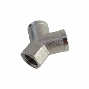 LEGRIS 0910 00 21 Female Wye Connector, Nickel-Plated Brass | CR8QDQ 60XL22