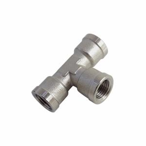 LEGRIS 0915 00 27 Female Tee, Nickel-Plated Brass, 3/4 Inch X 3/4 Inch X 3/4 Inch Fitting Pipe Size | CR8QHP 60XL50