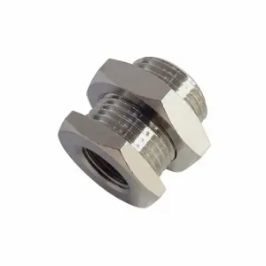 LEGRIS 0920 00 19 Female x Male Bulkhead Connector, Nickel-Plated Brass, 5 mm x 10 mm Fitting Pipe Size | CR8QGR 60XL72