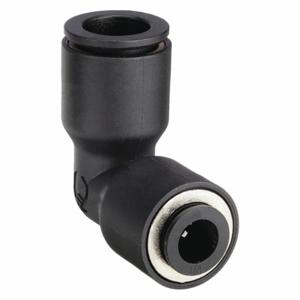 LEGRIS 3102 60 56 Union Elbow, Nylon, Push-to-Connect, 3/8 x 1/4 Inch Tube O.D., Black, 10Pk | CJ3RKK 4CJR9