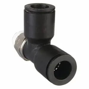 LEGRIS 3103 62 18 Run Tee, Nylon, Push-to-Connect x MNPT, 1/2 Inch Tube O.D., Black, 10Pk | CJ3FLV 5WTC5