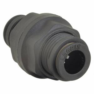 LEGRIS 3116 62 00 Bulkhead Union, Nylon, Push-to-Connect, 1/2 Inch Tube O.D., Black, 10Pk | CH9TVV 1PFV3