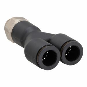 LEGRIS 3158 08 17 Metric Push-to-Connect Fitting, Polymer, BSPP x Push-to-Connect x Push-to-Connect | CR8QNC 791RC3