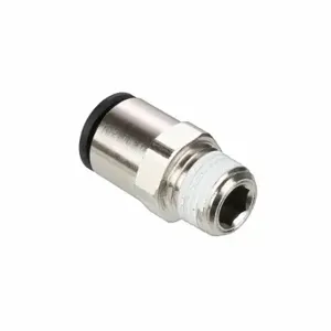 LEGRIS 3175 10 17 Nickel Plated Brass, BSPT x Push-to-Connect, 10 mm Tube OD, 16 1/2 mm Overall Length | CN8GCE 791RH0