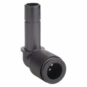 LEGRIS 3182 06 00 Elbow, Nylon, Push-to-Connect x Tube Stem, 6mm x 6mm Tube OD, Black, 10Pk | CJ2BGP 1DEK9