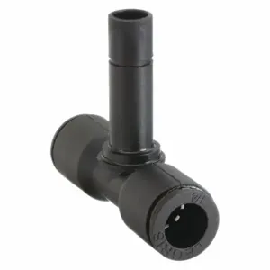 LEGRIS 3188 08 00 Plug-In Tee, Nylon, Push-to-Connect x Tube Stem x Push-to-Connect, Black, 10Pk | CJ3ANZ 1DEP2