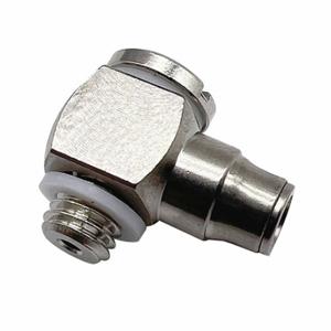 LEGRIS 3218 03 19 Metric Push-to-Connect Fitting, Nickel Plated Brass, Metric x Push-to-Connect | CR8RXX 791T69