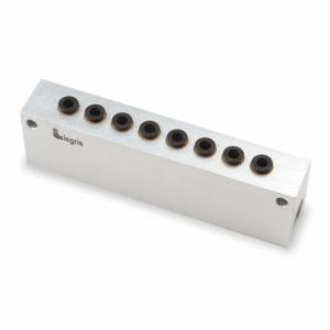 LEGRIS 3310 06 13 Manifold, Anodized Aluminum, BSPP x Push to Connect, 1 5/16 Inch Height | CJ2UDH 1DFC8