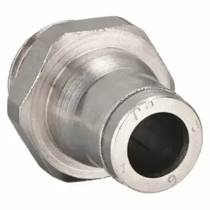 LEGRIS 3601 06 13 Male Connector, Nickel Plated Brass, Push-To-Connect X Mbspp, 1/4 Inch Pipe Size | CR8RLN 18E458