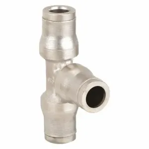 LEGRIS 3604 56 00 Union Tee, Nickel Plated Brass, Push-to-Connect x Push-to-Connect x Push-to-Connect | CR8TNQ 3ZNL9