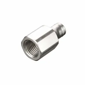 LEGRIS 3614 04 19 Metric All Metal Push-to-Connect Fitting, Nickel Plated Brass, Metric x Push-to-Connect | CN8FZW 791T90