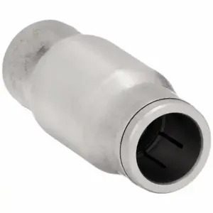 LEGRIS 3606 14 00 Metric All Metal Push-to-Connect Fitting, Nickel Plated Brass | CN8FYF 791T82