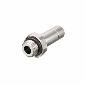 LEGRIS 3631 04 10 Metric All Metal Push-to-Connect Fitting, Nickel Plated Brass, Push-to-Connect x BSPP | CN8GAE 791TA3