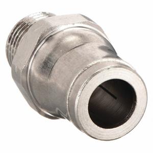 LEGRIS 3601 08 17 Male Connector, Nickel Plated Brass, Push-To-Connect X Mbspp, 3/8 Inch Pipe Size | CR8RLY 18E463