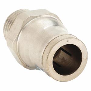 LEGRIS 3675 60 14 Male Connector, Nickel Plated Brass, Push-to-Connect x MNPT, 3/8 Inch Size Tube OD | CR8RMQ 3ZNV4