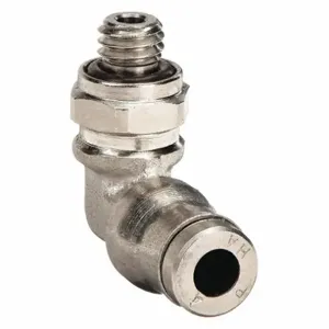 LEGRIS 3699 04 52 Male Elbow, Nickel Plated Brass, Push-To-Connect X Male Metric, 6 mm Pipe Size | CN8EBX 18E489