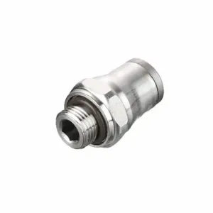 LEGRIS 3801 08 10 Metric Stainless Steel Push-to-Connect Fitting, 316L Stainless Steel | CR8TGV 791TE4