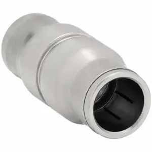 LEGRIS 3806 12 00 Metric Stainless Steel Push-to-Connect Fitting, 316L Stainless Steel | CR8TFN 791TG5