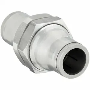 LEGRIS 3816 06 00 Metric Stainless Steel Push-to-Connect Fitting, 316L Stainless Steel | CR8THB 791TH4