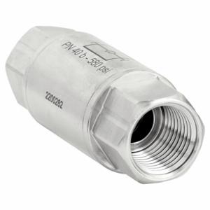 LEGRIS 4895 22 22 Check Valve, Single Flow, Inline Spring, 316 SS, 1/2 Inch Pipe/Tube Size, 2Pk | CH9VBM 1DFJ7