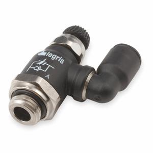 LEGRIS 7040 06 10 Valve, 6 mm Push To Connect, 1/8 Inch BSPP, 145 PSI, 1 Directions Controlled | CR8RBF 1DFN7